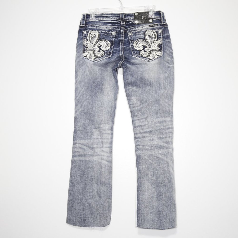 Miss Me Signature Boot Embellished Jeans - 28x28